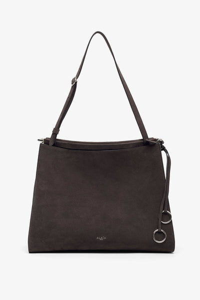 Le Click medium square grey bag