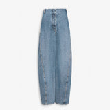 Denim cargo pants