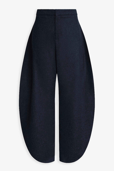 Wool flannel petal pants