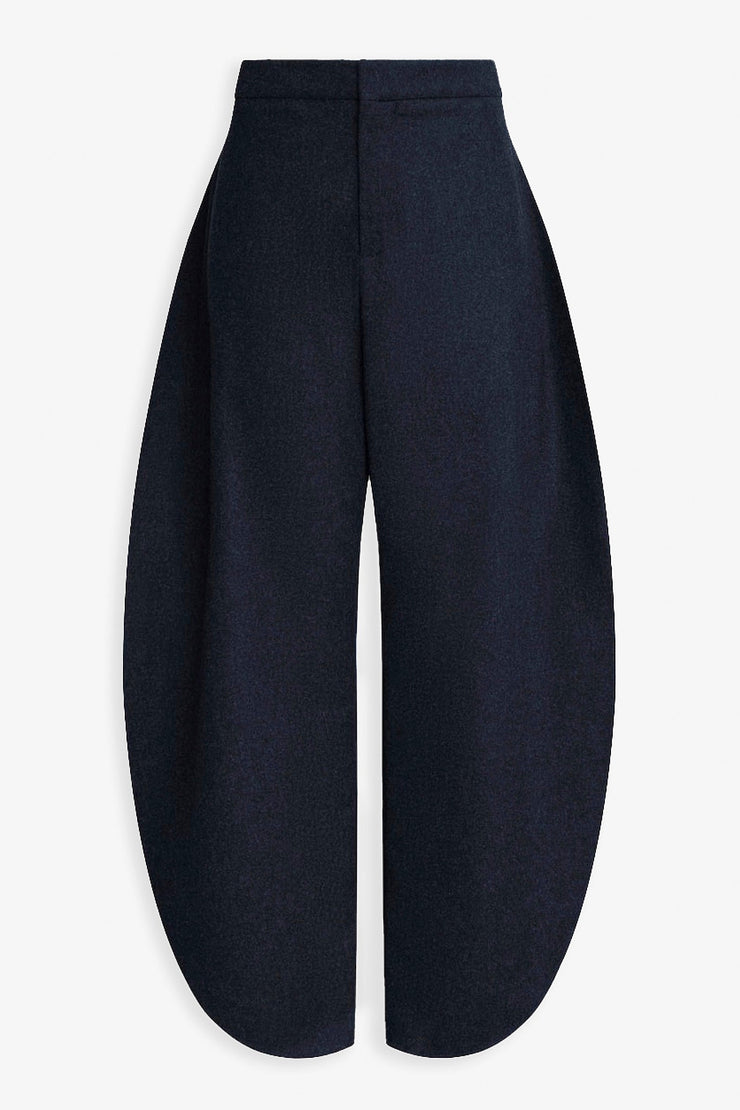 Wool flannel petal pants