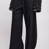Wool flannel petal pants