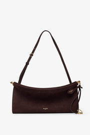 Le Click EW Medium brown nubuck bag