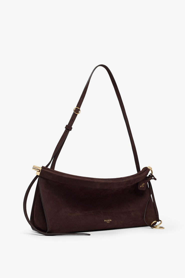 Le Click EW Medium brown nubuck bag
