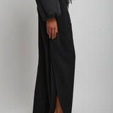 Black petal joggers