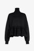 Alaia black peplum jumper