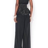 Alaia black fluid jumpsuit