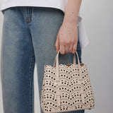 Mina 20 vienne vague light pink tote bag