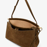 Le Click khaki green shoulder bag