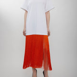 Fringed white T-Shirt