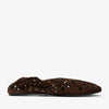 Alaïa Neo vienne chocolate brown flats
