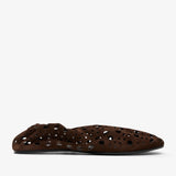 Neo vienne chocolate brown flats