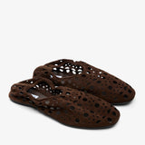Neo vienne chocolate brown flats