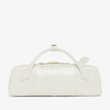 Le Teckel snow white clutch