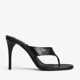 Tong 90 embossed mule sandals