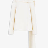 Wool scarf coat