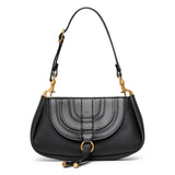 Marcie small black shoulder bag