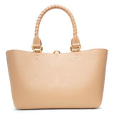 Marcie tote beige leather tote bag