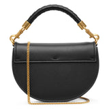 Marcie black leather crossbody bag