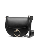 Arlene black leather crossbody bag