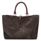 Marcie large brown tote bag