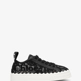 Lauren black lace sneakers