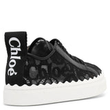 Lauren black lace sneakers