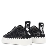 Lauren black lace sneakers