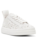Lauren white lace sneakers