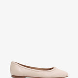 Marcie beige leather ballerinas