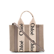 Woody small grey canvas bag