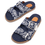 Rebecca denim flats