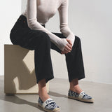 Piia denim espadrille flats
