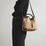Marcie beige raffia bag