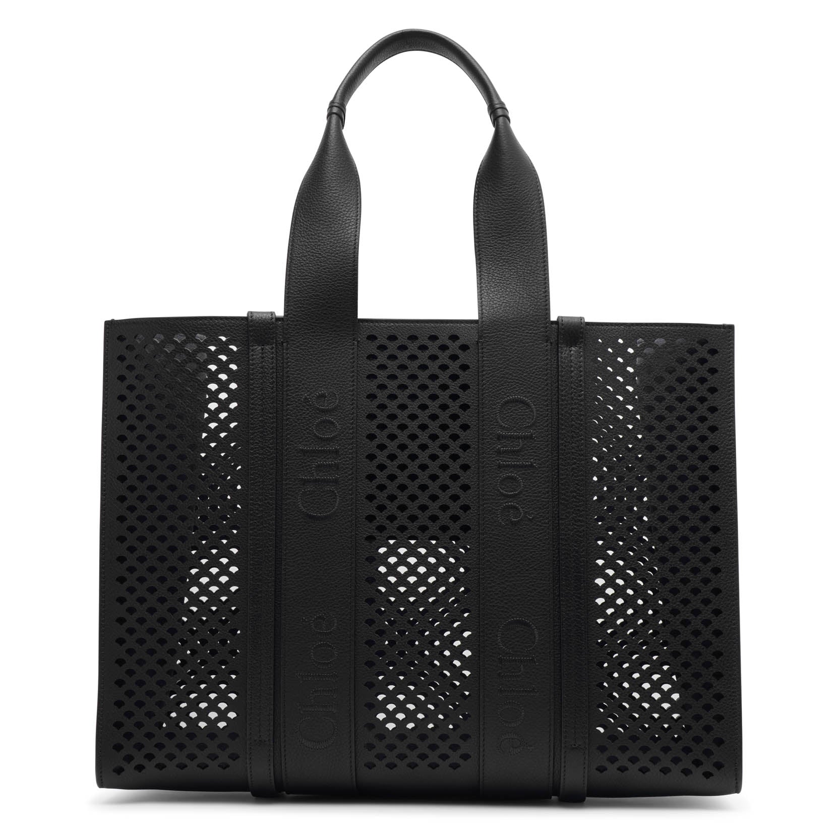 Chloé Woody Black Leather Bag