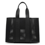 Woody large black leather bag