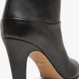 Eve black leather high boots