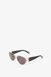 Marcie black and gold sunglasses