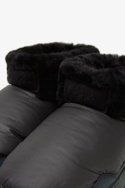 Polar black shearling boots