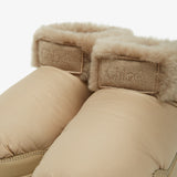 Polar beige shearling boots