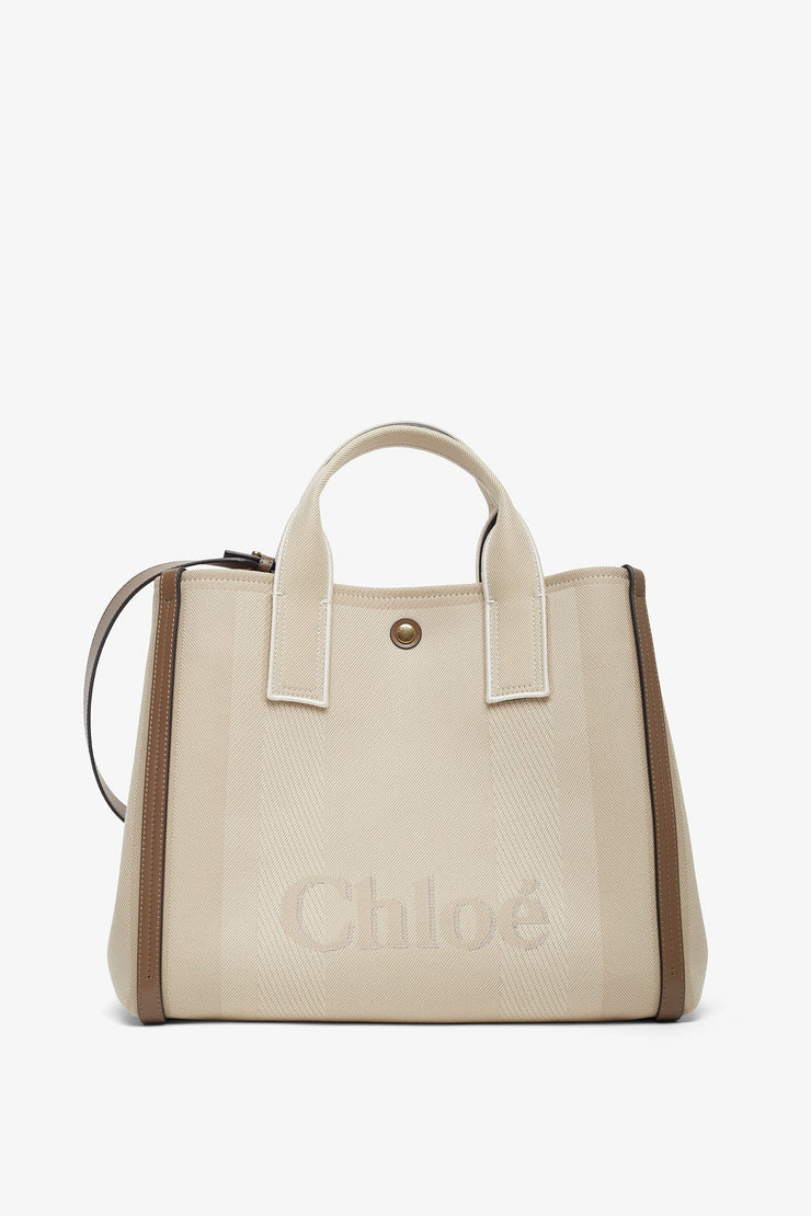 Chloe Carry medlium beige tote bag