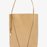 Chloe Spin small light brown tote bag