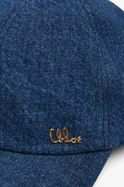 Chloe Iconic denim cap