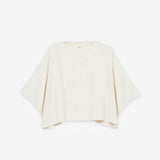 Logo cotton jersey cropped t-shirt