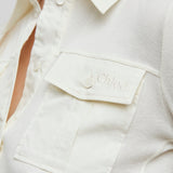 Short-sleeve cotton top