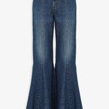 Fluid flare jeans