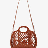 Chloe cage brown jelly bag