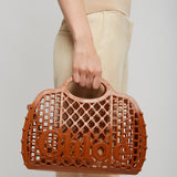 Chloe cage brown jelly bag