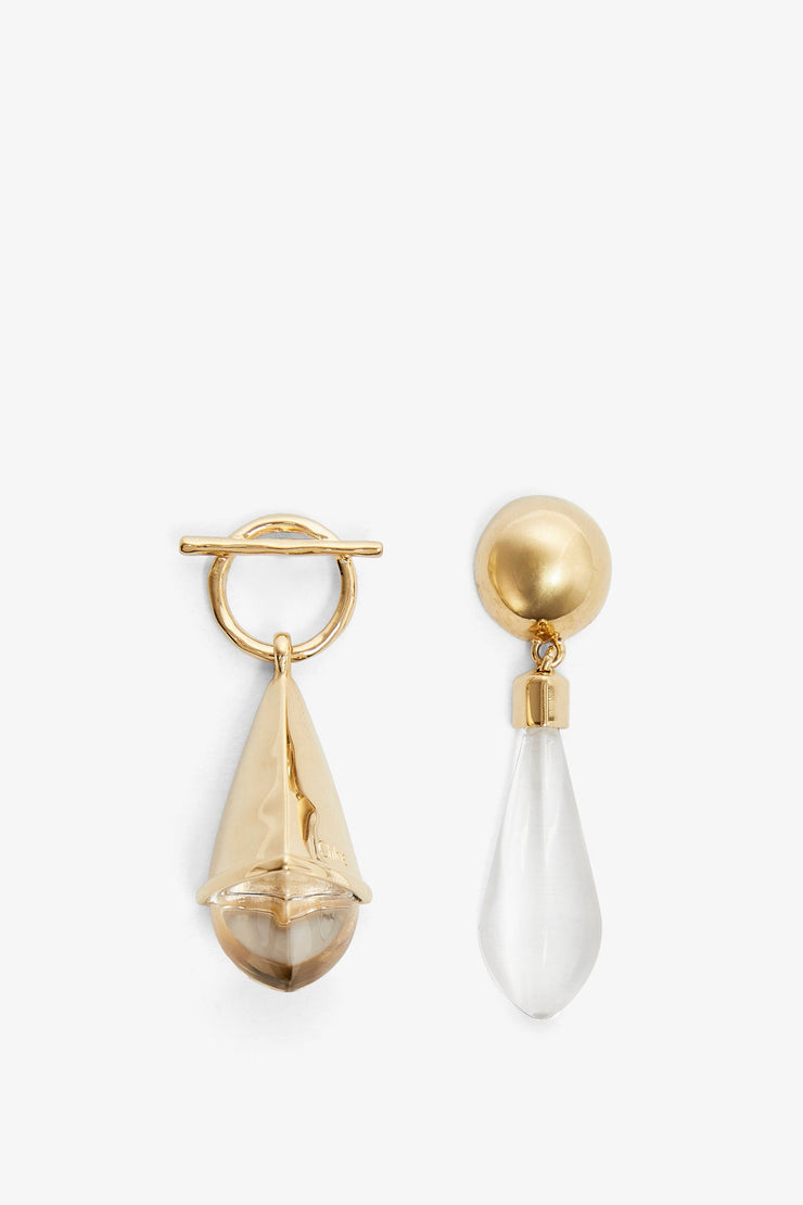 Gold earrings
