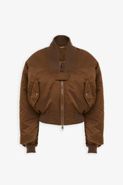 Bomber nylon jacket