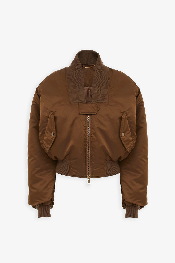 Bomber nylon jacket